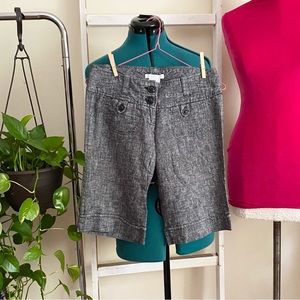Charlotte Russe linen Bermuda shorts size 1